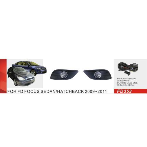 Фари дод.модель Ford Focus Sedan 2009-11/FD-353/H11-12V55W/ел. дріт, фото 1