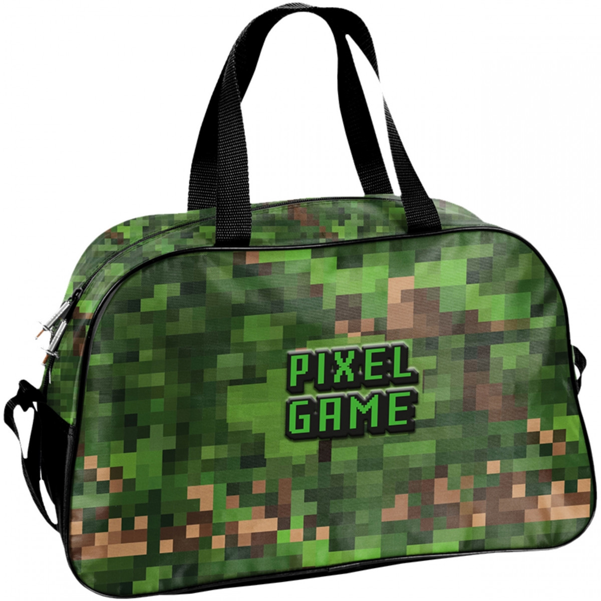 Шкільна спортивна сумка для хлопчиків Paso Minecraft Pixel