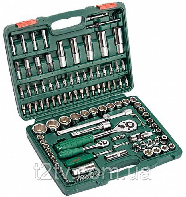 Набір інструментів 108 предм. 1/4"DR4-14мм та 1/2"DR10-32 мм, HANS (TK-108), фото 1