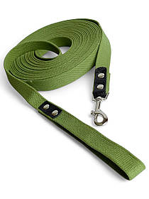 Повідець брезентовий для собаки. Брезентовий повідець 10 метрів, 25 мм