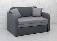 Диван-ліжко Карлсон 110 см (Мальмо 95/90) сірий/світло-сірий ТМ Мікс-Меблі