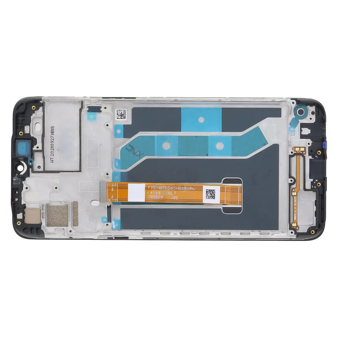 Дисплей REALME 6i модуль в зборі з тачскріном і рамкою, чорний