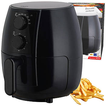 Аерофритюрниця Adler AD 6312 — 2,5 л, 1600 Вт, конвекційна технологія, таймер, антипригарне покриття