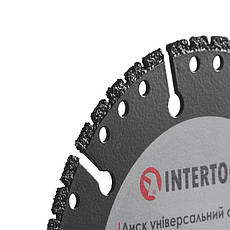 Диск алмазний універсальний сегментний 125**22.2 на кутову шліфувальну машину INTERTOOL CT-1000, фото 4