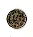 Малайя 10 центів 1950 hsr Георг V №269, фото 2