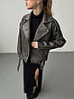 Куртка жіноча з екошкіри oversize 42-46; 48-52  Rin4957-715, фото 10