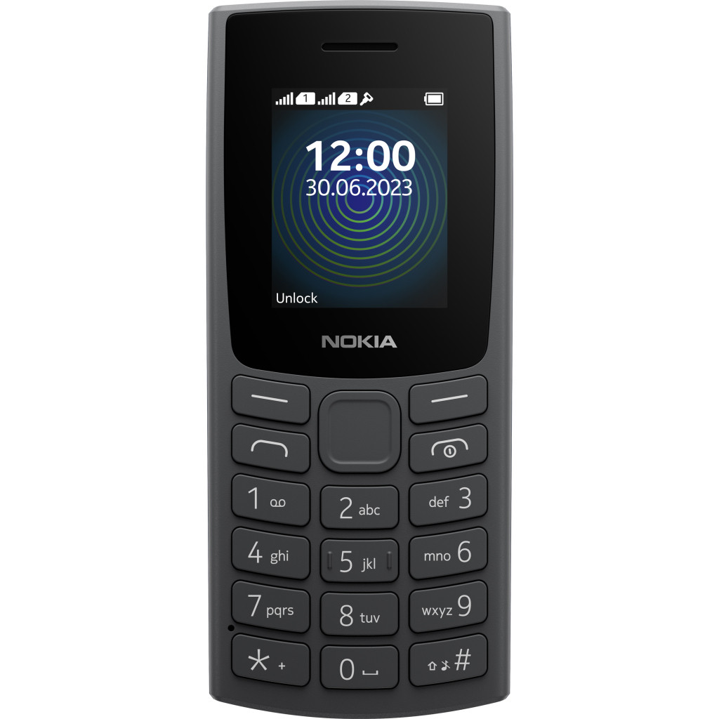Мобільний телефон Nokia 110 DS (2023) 4 MB4 MBBlack (110 DS 2023 Charcoal)