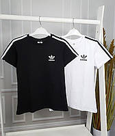 Дитячі футболки Adidas для дітей літній адідас хлопчику дівчинці спортивна базова футболка на дитину 8-14 л