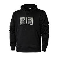 Худі М1 Mono колекція Gasmask Grins. Cotton and polyester. Чорний. Розмір L