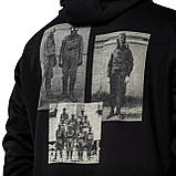 Худі М1 Mono колекція Gasmask Grins. Cotton and polyester. Чорний. Розмір L, фото 7