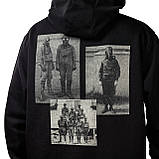 Худі М1 Mono колекція Gasmask Grins. Cotton and polyester. Чорний. Розмір L, фото 8