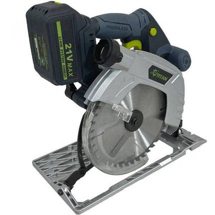 Професійна циркулярна пила TITAN PCS6521B-CORE Brushless, фото 1