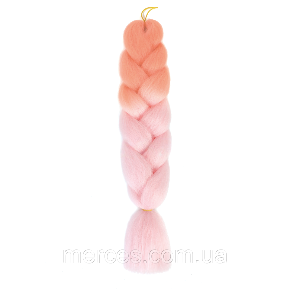 Канекалон Jumbo Braid омбре різнокольорова коса три кольори довжина 60 см Вага 100 грам Термостійкий В90