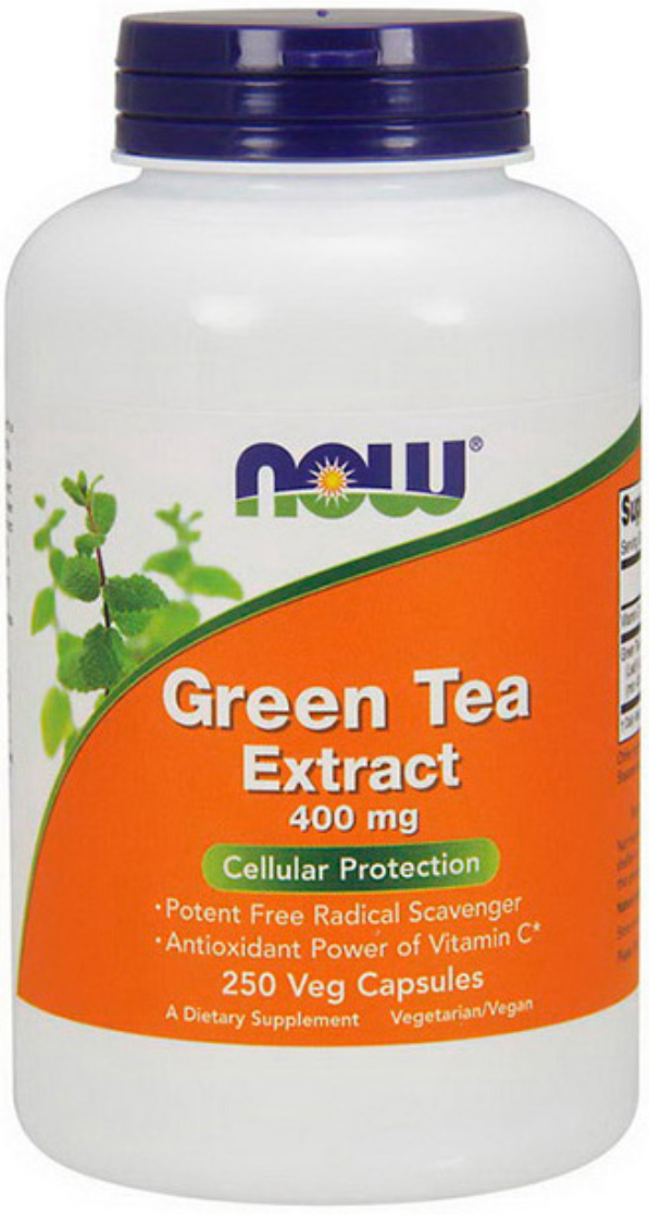 Екстракт зеленого чаю для схуднення NOW Green Tea Extract 400 mg 250 капсул