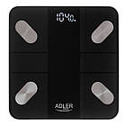 Розумні підлогові ваги Adler AD 8186 Black — 180 кг, Bluetooth 4.2, 18 параметрів, фото 7