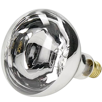 Інфрачервона лампа для обігрівання тварин 250 Вт HardGlass (прозора), FARMA