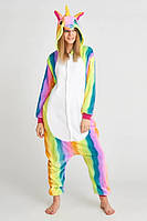 Піжама кігурумі райдужний єдиноріг S (висота 140-150см)