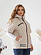 Женская жилетка больших размеров. Демисезонная жилетка женская с капюшоном р-48-58 безрукавка женская стеганая - фото 4 - id-p2351219405