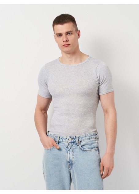 Чоловіча футболка, розмір S, колір сірий