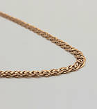 Ланцюжок "Нонна" (4мм) із червоного золота, фото 3