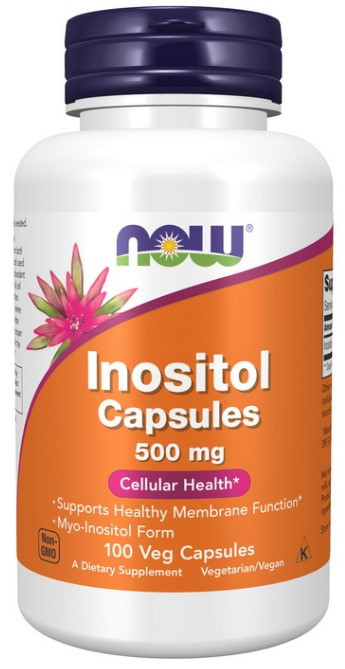 Інозитол NOW Inositol 500 мг 100 капс