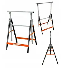 Телескопічна будівельна стійка (естакада) 80 — 130 см BassPolska 3448