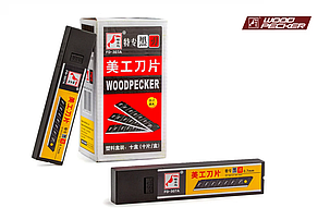 Леза для ножа 25 мм Woodpecker FD-307A чорні, фото 3