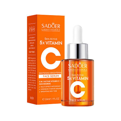 Сироватка для обличчя з вітаміном C SADOER 5X Vitamin C face serum 30 мл