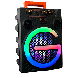 Безпровідна караоке колонка з мікрофоном та RGB-підсвічуванням VIP G-8 Чорний 47613