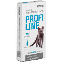 Краплі для тварин ProVET Profiline інсектоакарицид для котів до 4 кг 4\/0.5 мл (4823082431113)