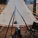 Тринога підвіс для підвішування посуду над багаттям Mountainhiker підвісний ланцюг для казанів та каструль, фото 7