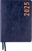 УЦІНКА. Щоденник датований 2025 (368 стор, А5, лінія, темно-синій) Leo Planner Agenda 252550