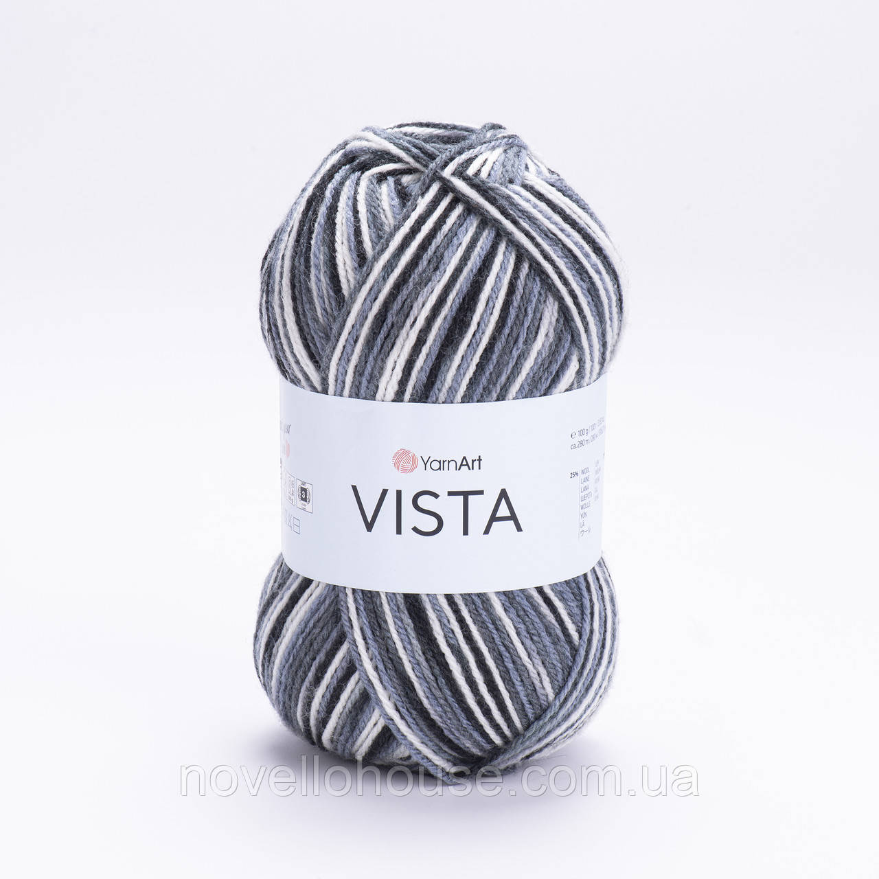 YarnArt VISTA (Віста) № 5301 (Пряжа напіввовна, нитки для в'язання)