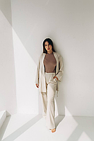 Лляний домашній костюм Кімоно.