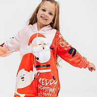 Кигуруми детский пижама плюшевый велюр Новогодние Снеговички на рост 110 см