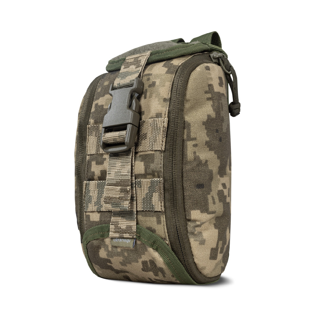 Потрійний підсумок під магазини АК/АR. Cordura 500D. Molle. Піксель (ММ-14)