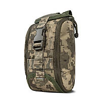 Потрійний підсумок під магазини АК/АR. Cordura 500D. Molle. Піксель (ММ-14)