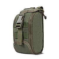 Підсумок-органайзер аптечка. Кріплення Molle. Cordura 500D. Олива