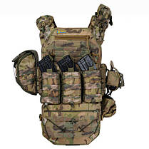 Плитоноска WARMOR Gen.3 Pro Max. 9 підсумків. Мультикам, фото 3