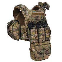 Плитоноска WARMOR Gen.3 Pro Max. 9 підсумків. Мультикам, фото 4