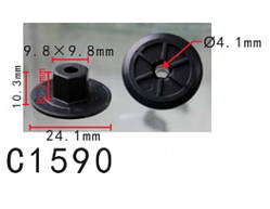 Гайки C1590 BMW, MERCEDES, SEAT, VW (51711958025 , A2019900050)  ( уп. 100 шт.)