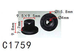 Гайки C1759 GM FORD OPEL (90413589, 180942, 20000)  ( уп. 100 шт.)