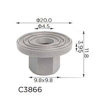 Гайки C3866 AUDI,SEAT,VOLKSWAGEN (8E0825265C, 20036)  ( уп. 100 шт.)