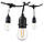 Вулична гірлянда з ретролампою Led Edison 15 шт., 220 в, 10 метрів з адаптером, фото 3