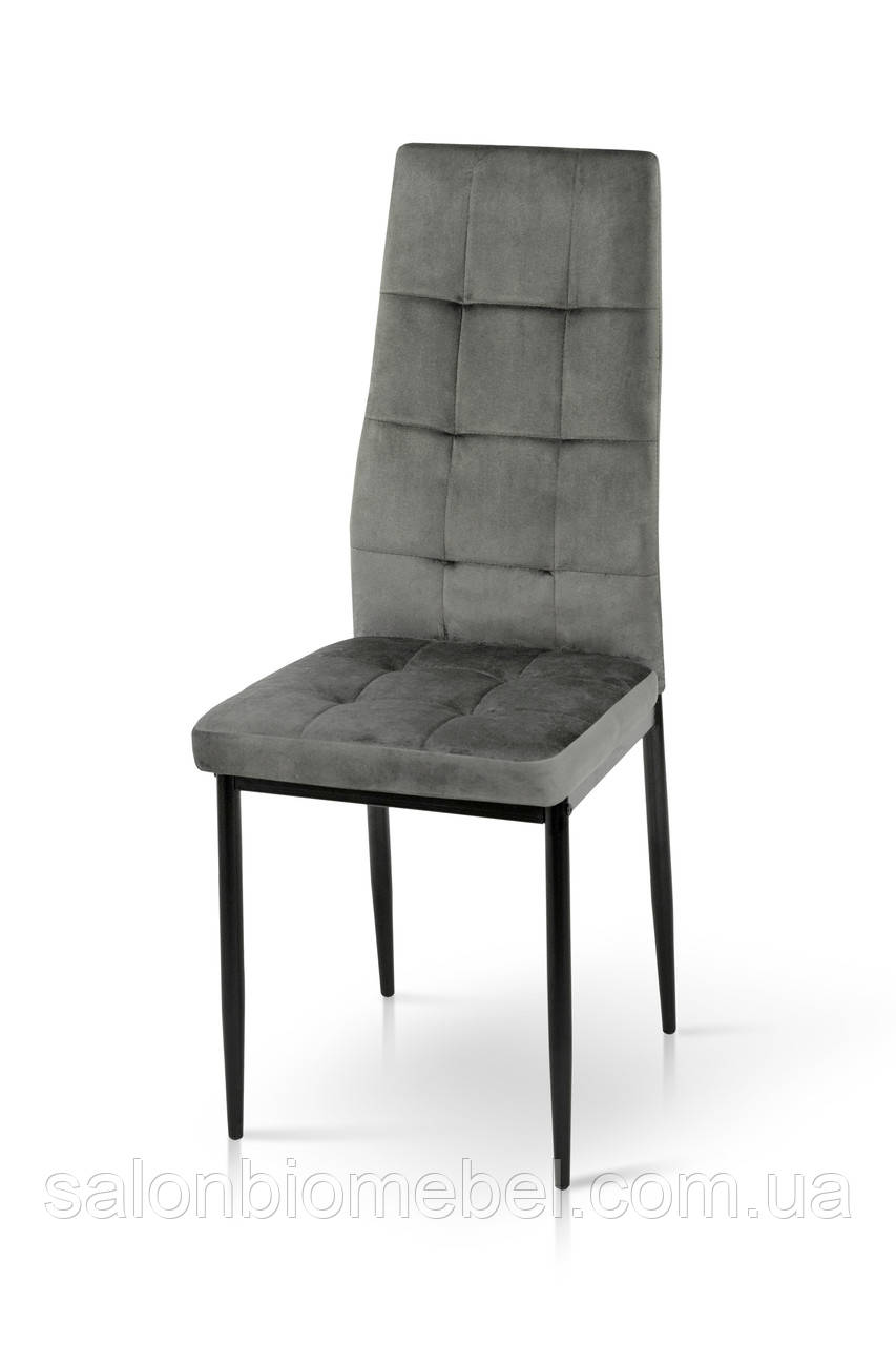 Стілець Айс (велюр графітовий), фото 1