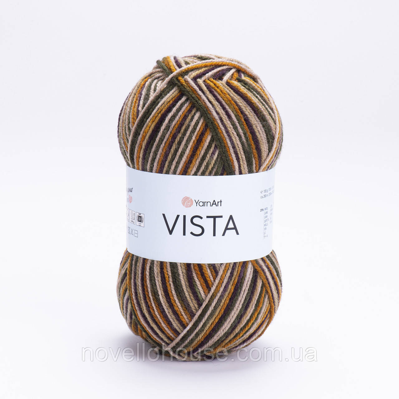 YarnArt VISTA (Віста) № 5308 (Пряжа напіввовна, нитки для в'язання)