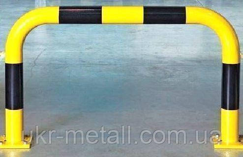 Колесовідбійник металевий (з труб малого діаметра), труба Ø 76 мм, 2000х150 мм, фото 1