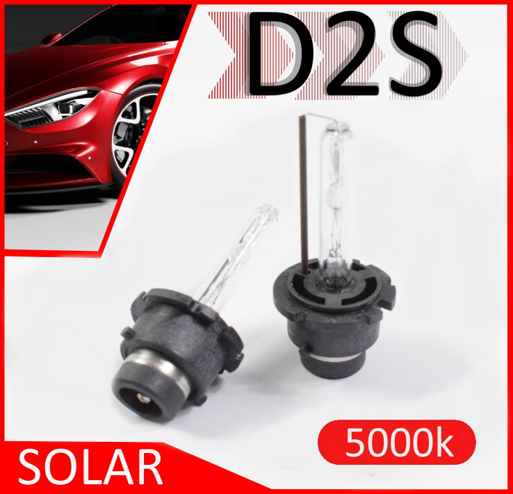Комплект лампочек ксенона D2S 85v 35w 5000k "SOLAR" 2 шт