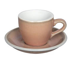 Чашка Loveramics Egg Rose для еспресо 80 мл із блюдцем