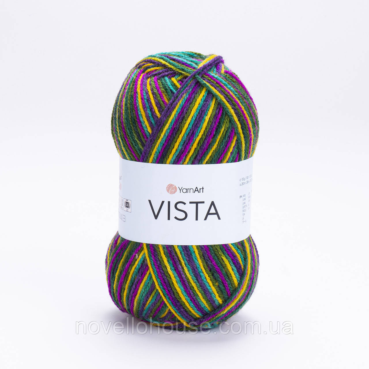 YarnArt VISTA (Віста) № 5309 (Пряжа напіввовна, нитки для в'язання)